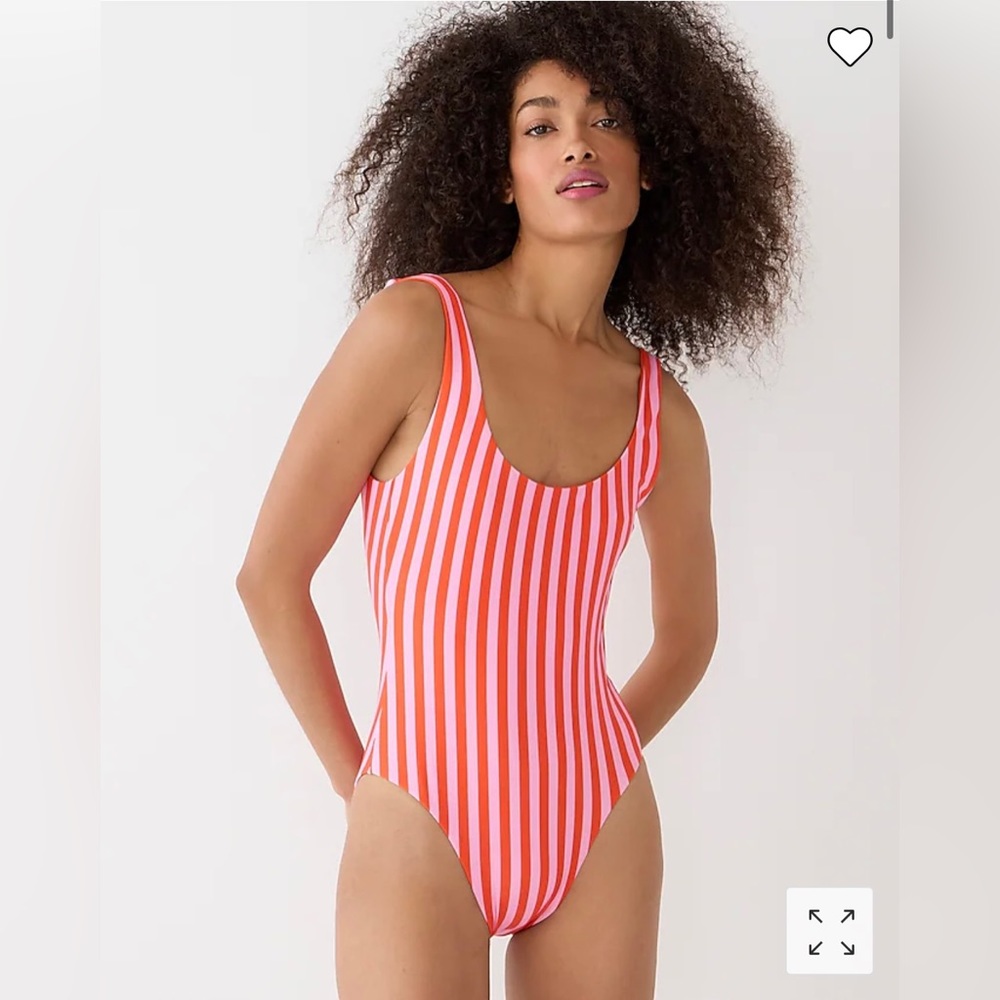 J Crew Reversible Striped Swimsuit - Never worn